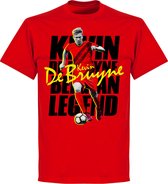 De Bruyne België Legend T-Shirt - Rood - Kinderen - 116