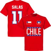 Chili Salas 11 Team T-Shirt - Rood - Kinderen - 128
