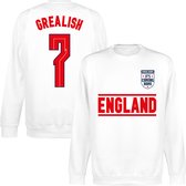 Engeland Grealish 7 Team Sweater - Wit - 116