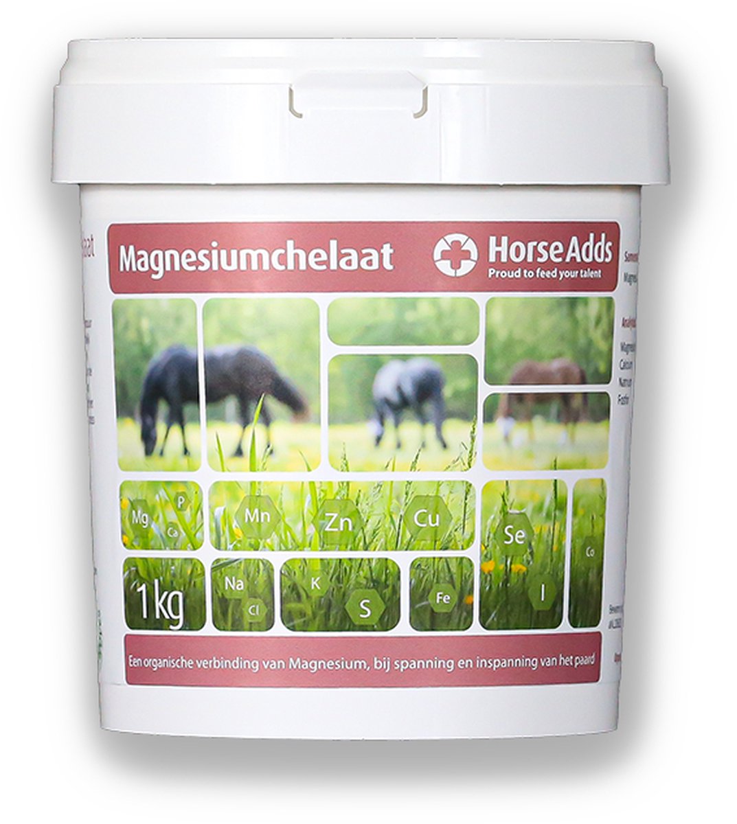 Magnesiumchelaat 1 kg - Horse Adds Paardensupplementen