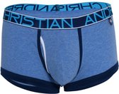 Andrew Christian Fly Boxer Athletic Blue - Maat S - Heren ondergoed - Mannen onderbroek