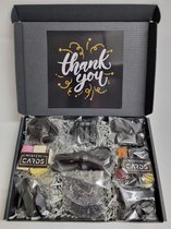 Drop Box - | Box met 9 verschillende populaire dropsoorten en Mystery Card 'Thank You' met geheime boodschap | Verrassingsbox | Snoepbox
