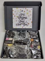Drop Box - | Box met 9 verschillende populaire dropsoorten en Mystery Card 'Merry Christmas & Happy New Year' met geheime boodschap | Verrassingsbox | Snoepbox | Kerst Cadeaubox