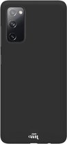 xoxo Wildhearts siliconen hoesje geschikt voor Samsung Galaxy S20 - Zwart gekleurd hoesje - Backcover - verkrijgbaar in verschillende kleuren - Zwart