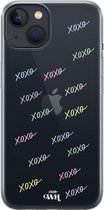 iPhone 13 mini Case - XoXo Colors - xoxo Wildhearts Transparant Case