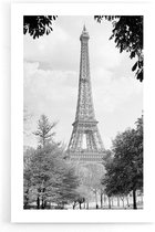 Walljar - Eiffel Tower '37 - Zwart wit poster