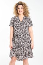 Paprika Dames Jurk in EcoVero-viscose met Liberty-print - Jurk - Maat 46