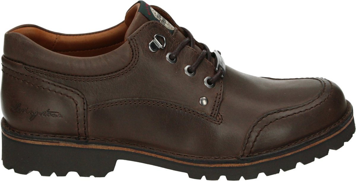 Livingstone IJmuiden - 48961-1502 - Veterschoen - Bruin - Waxed Nubuck - Wijdtemaat I / 9 - Schoenmaat 45 / UK 10.5