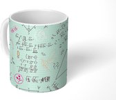 Mok - Koffiemok - Wiskunde - Doodle - Geometrie - Regenboog - Patronen - Mokken - 350 ML - Beker - Koffiemokken - Theemok
