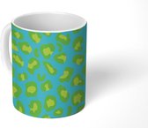 Mok - Koffiemok - Patronen - Panterprint - Stippen - Mokken - 350 ML - Beker - Koffiemokken - Theemok