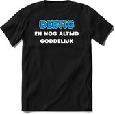 30 Jaar Goddelijk - Feest kado T-Shirt Heren / Dames - Wit / Blauw - Perfect Verjaardag Cadeau Shirt - grappige Spreuken, Zinnen en Teksten. Maat L