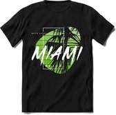 Miami Beach | TSK Studio Zomer Kleding  T-Shirt | Groen | Heren / Dames | Perfect Strand Shirt Verjaardag Cadeau Maat XXL