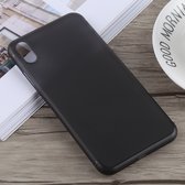 Mobigear Hoesje geschikt voor Apple iPhone XR Telefoonhoesje Hardcase Extra Dun | Mobigear Ultra Slim Backcover | iPhone XR Case | Back Cover - Zwart