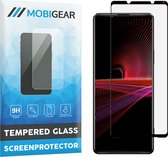 Mobigear Screenprotector geschikt voor Sony Xperia 1 III Glazen | Mobigear Premium Screenprotector - Case Friendly - Zwart