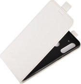 Mobigear Telefoonhoesje geschikt voor Motorola Moto G8 Power Lite Hoesje | Mobigear Flipcase | Pasjeshouder voor 1 Pasje | Telefoonhoesje voor Pinpas / OV Kaart / Rijbewijs - Wit