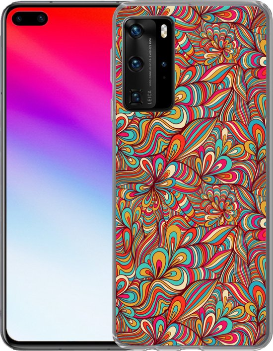 Coque Huawei P40 Pro - Design - Années 1970 - Fantasy - Couleur - Coque de téléphone en Siliconen