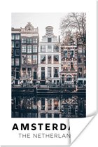 Affiche Amsterdam - Nederland - Maisons - 120x180 cm XXL