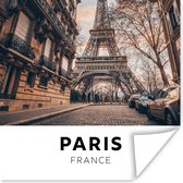 Poster Parijs - Frankrijk - Eiffeltoren - 30x30 cm