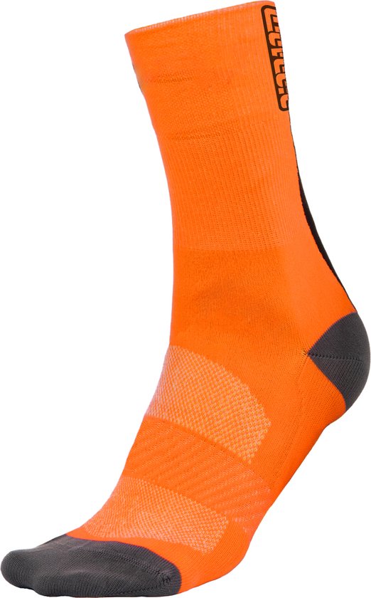 BIORACER Unisex Fietskousen - Set van 3 - Hoogwaardige Fietskleding - Wielrennen - Oranje - Maat M (Maat 39-41)