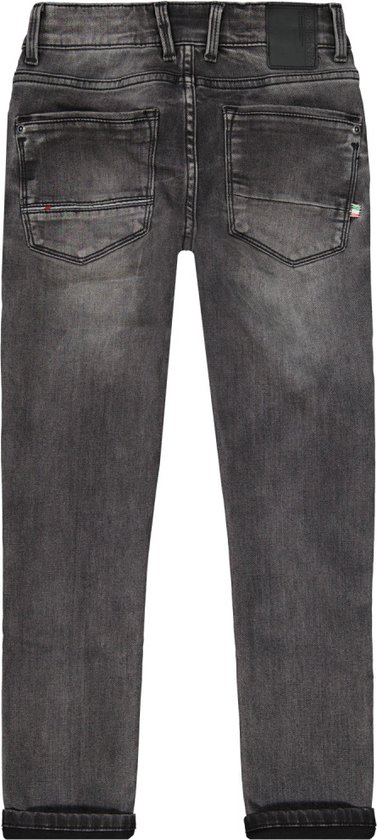 Vingino BAGGIO - Jean droit - dark grey vintage/gris foncé