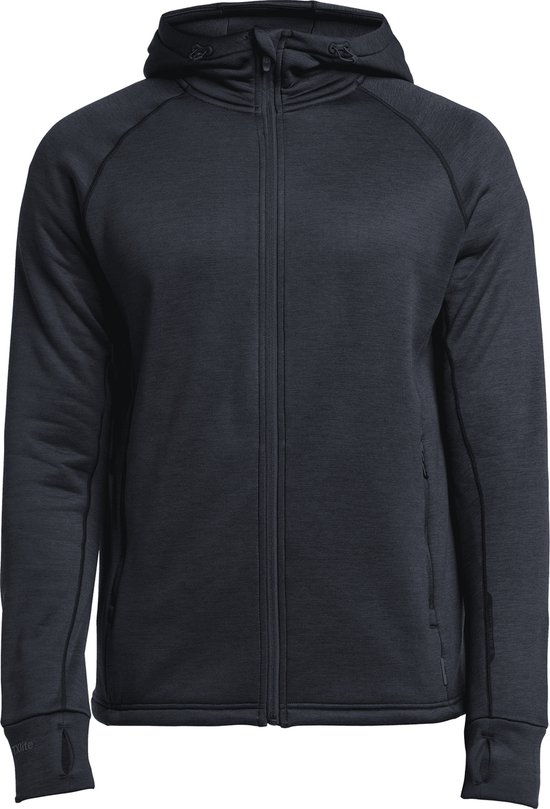 Foto: Tenson txlite hoodie zip m base midlayers zwart maat xl