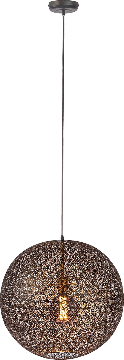 Hanglamp 1-Lichtbron - Staal - Zwart - Ø50cm - Lamp Donald - Giga Meubel