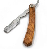 Bol.com Brent Berkeley® Shavette Royal Silver - Premium open scheermes - Barbiersmes (Duurzaam) aanbieding