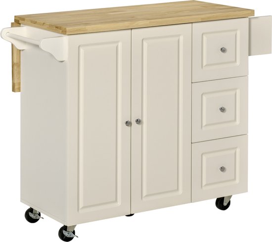 HOMCOM Keukentrolley Serveerwagen Trolley Side Trolley Keukentrolley Met Schuiflades~0ueqbcmhb9g01 HOMCOM Keukentrolley Serveerwagen Trolley Side Trolley Keukentrolley Met Schuiflades~0ueqbcmhb9g01