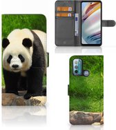 Telefoontas Motorola Moto G60 Hoesje Panda