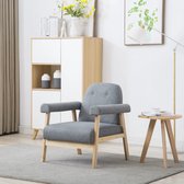 Medina Fauteuil stof lichtgrijs