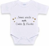 Baby Romper - Jimme wurde wer omke en muoike - Zwangerschap aankondigen in het Fries - Bekendmaking zwangerschap Frysk