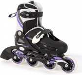 Inline Skates Meisjes Verstelbaar Zwart Maat 33-37