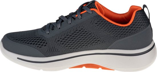 Skechers - GO WALK ARCH FIT-IDYLLIC - Homme - Charcoal Orange - 41