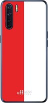 6F hoesje - geschikt voor OPPO A91 -  Transparant TPU Case - Feyenoord #ffffff