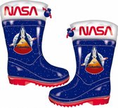 regenlaarzen Nasa junior PVC blauw/rood maat 28