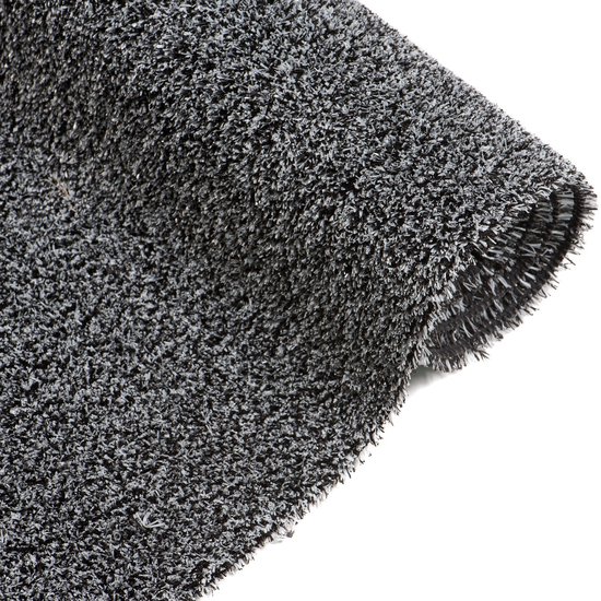 Tapiso Black Diamond Kunstgras Grijs Balkon Tuin Terras Grastapijt Maat- 100x300