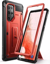 Supcase Backcase hoesje Samsung Galaxy S22 Ultra - Rood