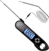 Garpex® Vleesthermometer - BBQ Thermometer - Digitale Keukenthermometer met Bieropener