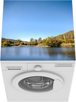 Wasmachine beschermer mat - De kalme wateren bij het heuvellandschap van het Nationaal park Krka - Breedte 60 cm x hoogte 60 cm