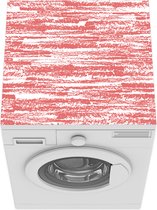 Wasmachine beschermer mat - Verf - Roze - Patroon - Breedte 60 cm x hoogte 60 cm