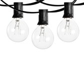 Quali® Lampbal Ketting – Outdoor Verlichting – Waterdichte Outdoor Verlichting – Geschikt Voor Diverse Gelegenheden - Verbindbaar