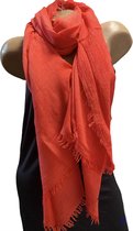 Sjaal van bamboe 190/90cm rood