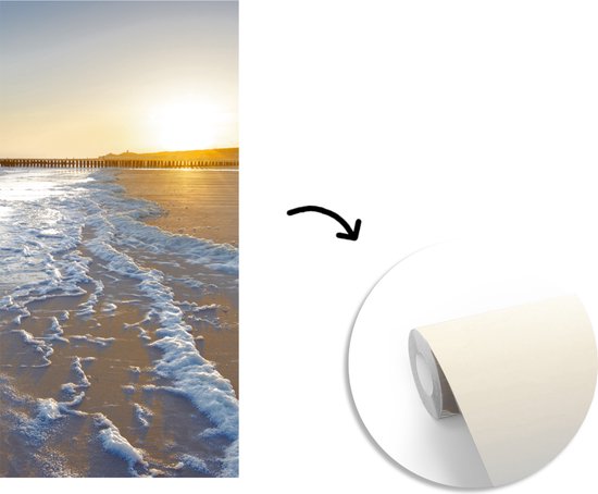 Papier peint - Papier peint photo La plage de Domburg - Largeur 120 cm x hauteur 240 cm