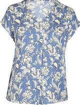 Paprika Dames Hemd met Indische bloemen - Outdoorblouse - Maat 46