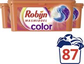 Robijn Color Wasmiddel 3-in-1 Wascapsules - 3 x 29 Wasbeurten - Halfjaarbox