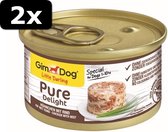 2x GIMDOG PURE DELIGHT KIP/RUND 12X85G