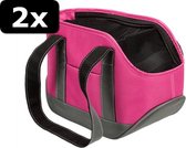 2x HONDENTAS ALEA ROZE/GRS 30X16X20CM