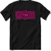 TSK Studio Shirt |Roze | T-Shirt Heren / Dames | Original & vintage | Sport Shirt Cadeau | Maat 3XL