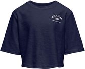 Only t-shirt meisjes - blauw - KOGtara - maat 158/164