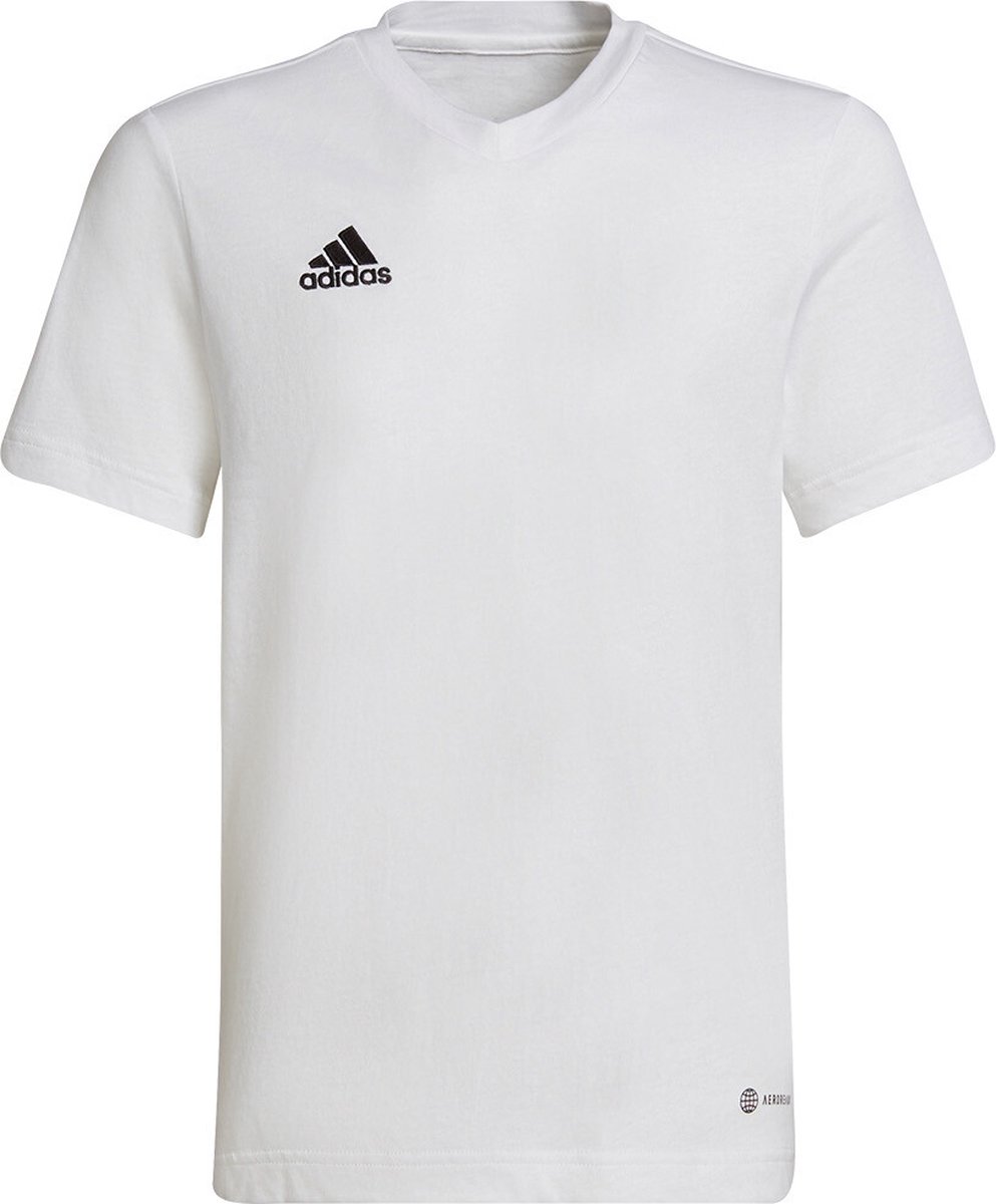 993x1200.jpg Adidas Entrada 22 T-Shirt Kinderen - Wit | Maat: 152 - Afbeelding 1